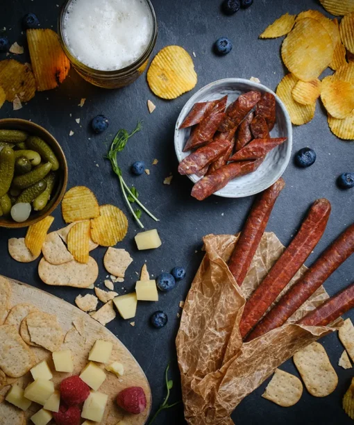 Cabanossy korv, producerad av Eldsberga Chark