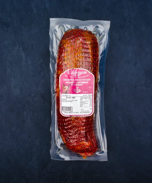 Kallrökt karre, producerad av Eldsberga Chark