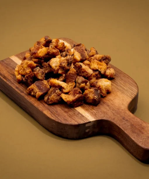 Fläsksvålar, tillverkad i Sverige.